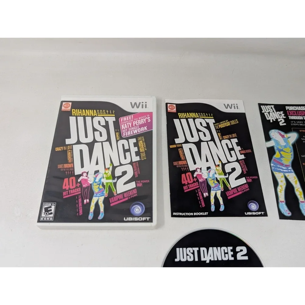 Just Dance‎ 2 Nintendo Wii 2010 Complete and Tested